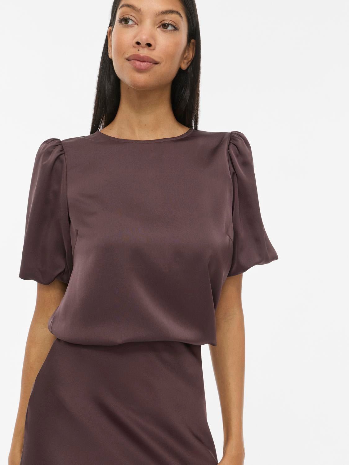 VIELLETTE Top - Raisin - VERO MODA & VILA Bergvik